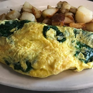 Spinach and Feta Omelette