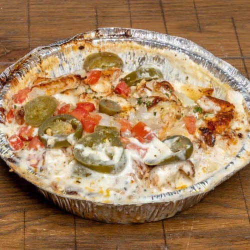 Pico De Gallo Cajun Chicken Alfredo Pasta.