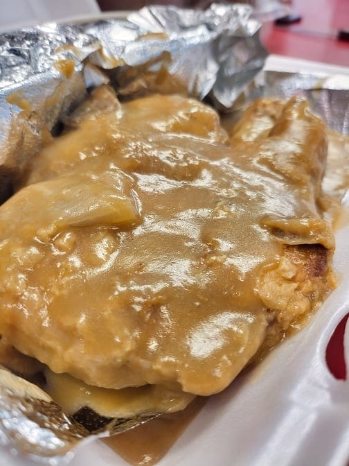 Smothered Pork Chops.