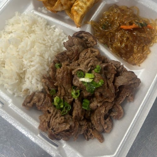 Korean BBQ Lamb Box.