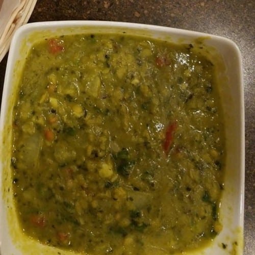 Spinach Dal.