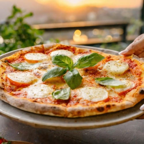 Marinara & Basil Pizza (16").