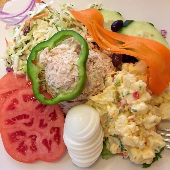 Tuna Salad Platter.