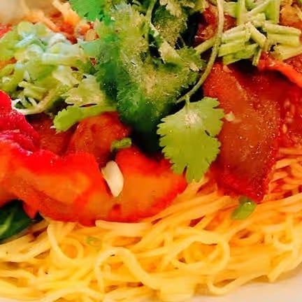 Bamee BBQ Pork Noodle / บะหมี่หมูแดง.