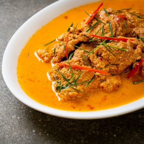 7. Panang Curry.