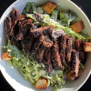 Shaved Brussel Caesar Salad