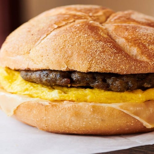 Sausage with 2 Eggs.