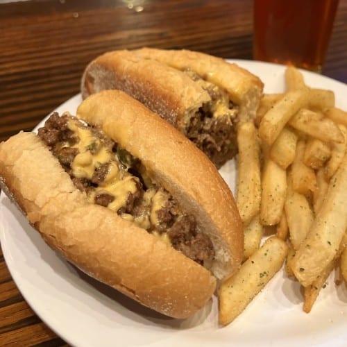 Chopped Cheese Sandwich.