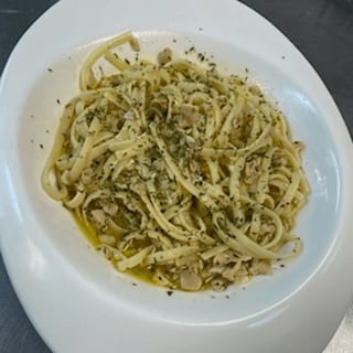 Pasta  Clam in lemon butter white wine Sauce