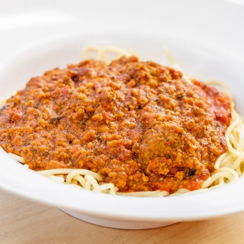 Kid's Spaghetti Marinara.