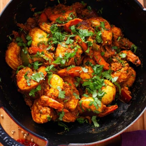 Shrimp Kadai.