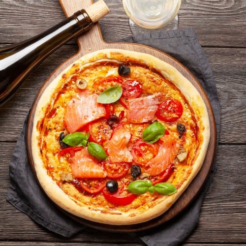 Gamberetti Pan Pizza.