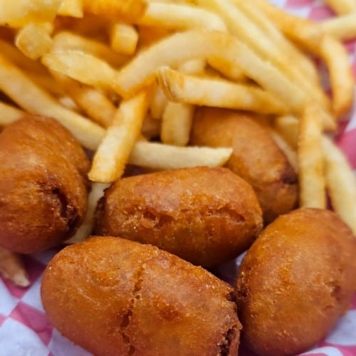 5 Piece Mini Corn Dogs.