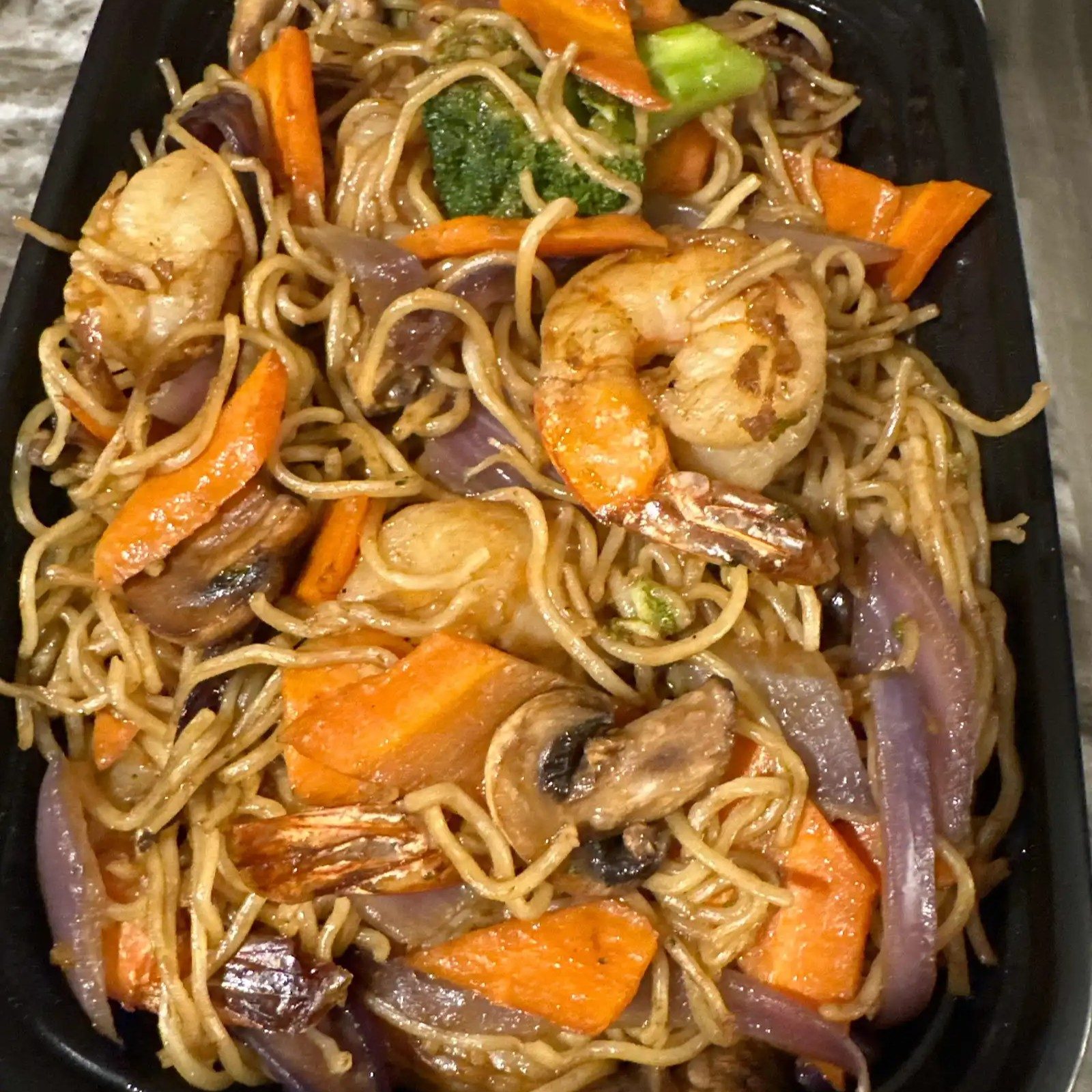 Shrimp Yakisoba.