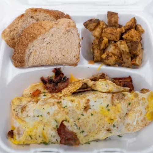 Meat Lover Omelette.