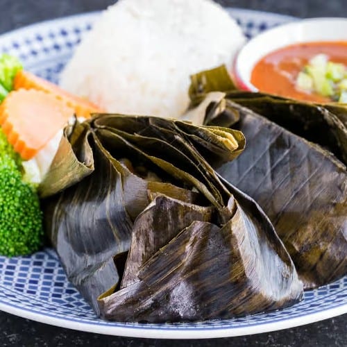 Steamed Catfish (Ho Mok Pla).