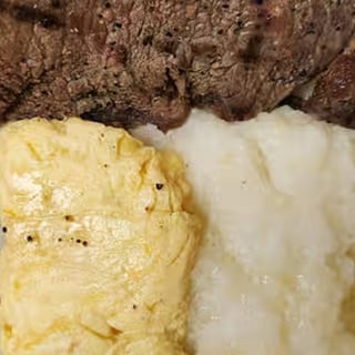 2 Eggs Any Style With Rib Eye Steak