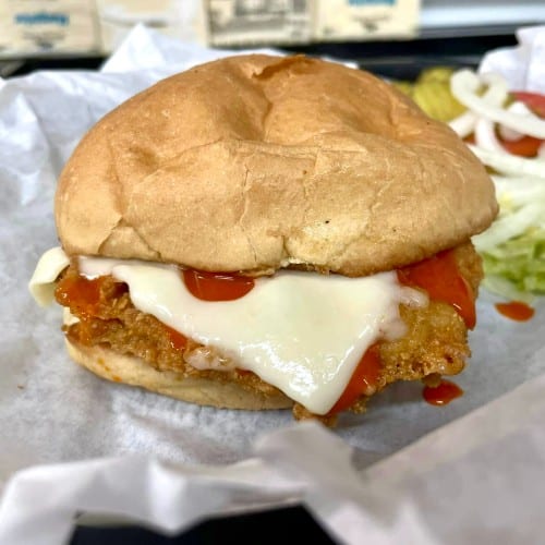 Big Buffalo Chicken Sandwich.