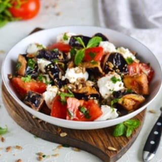 Crispy Eggplants Salad