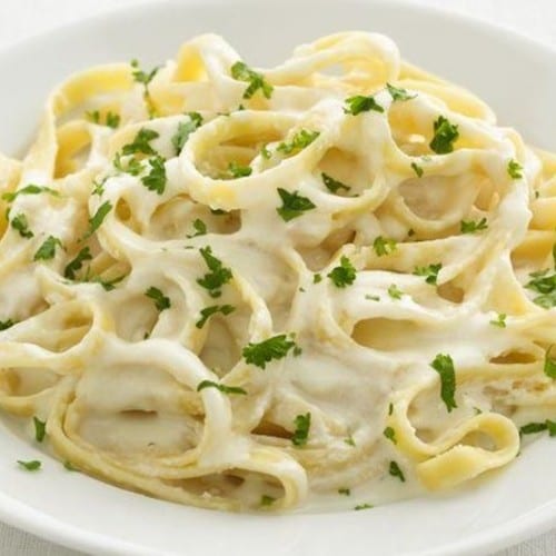 Fettuccine Alfredo Plain.