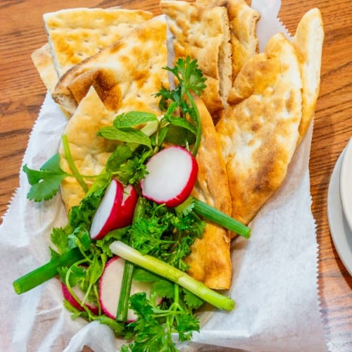 Fresh Baked Whole Pita Bread.