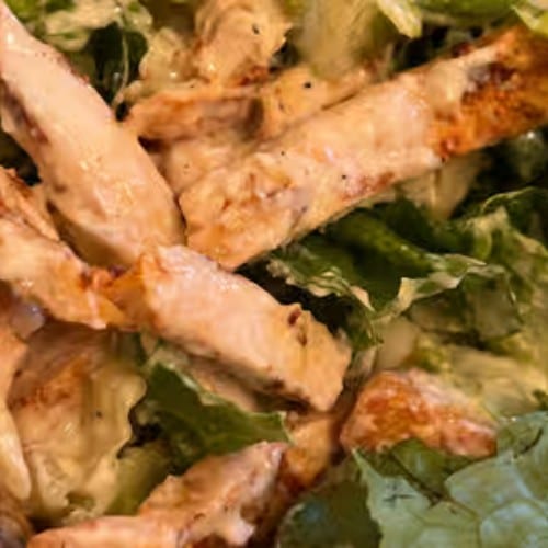 Chicken Ceaser Salad.