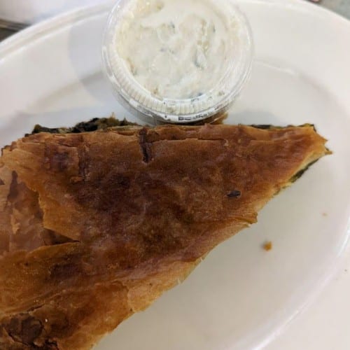 Homemade Spinach Pie.