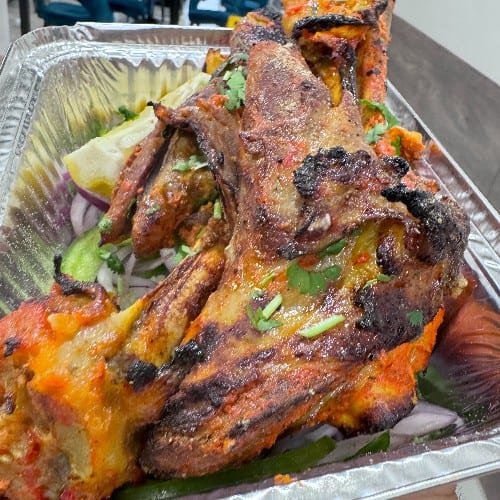 Tandoori Lamb Shank.
