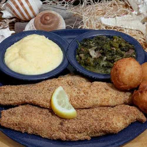Fried Catfish Plate.