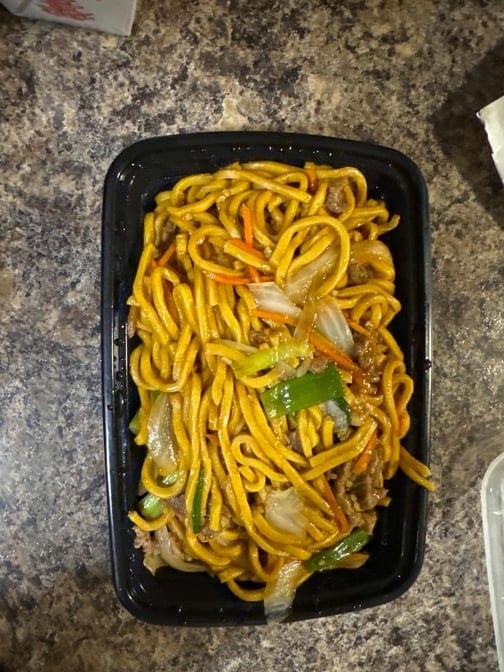 Beef Lo Mein.
