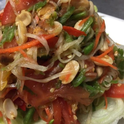 24. Papaya Salad.