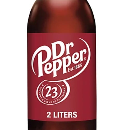 2 Liter Dr Pepper.