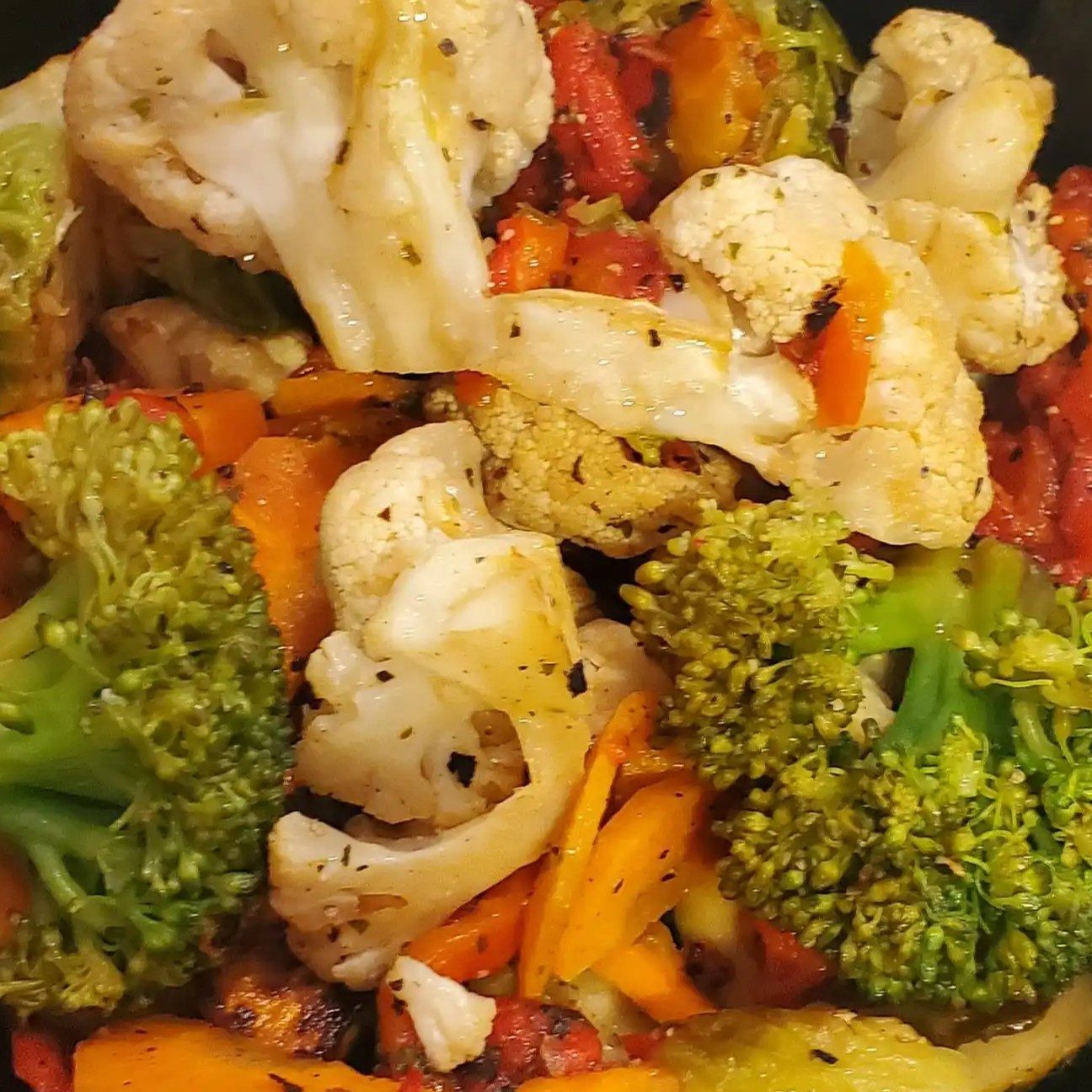 Roasted Seasonal Vegetables.