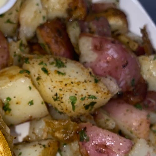 Grilled Red Potatoes.