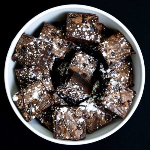 Mini Bucket of Brownie Bites.