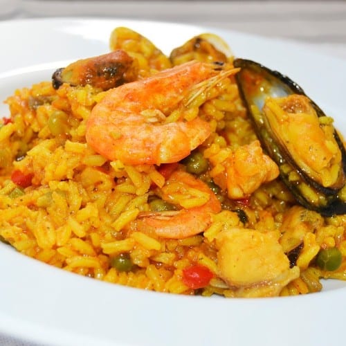 Arroz Con Mariscos.
