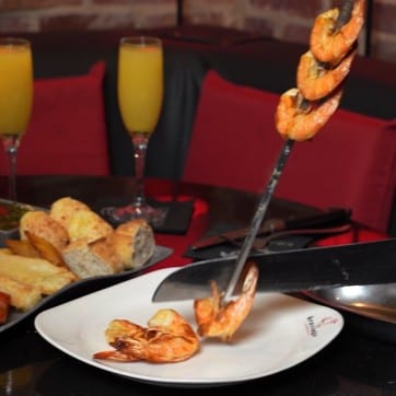 Grilled Shrimp Platter.