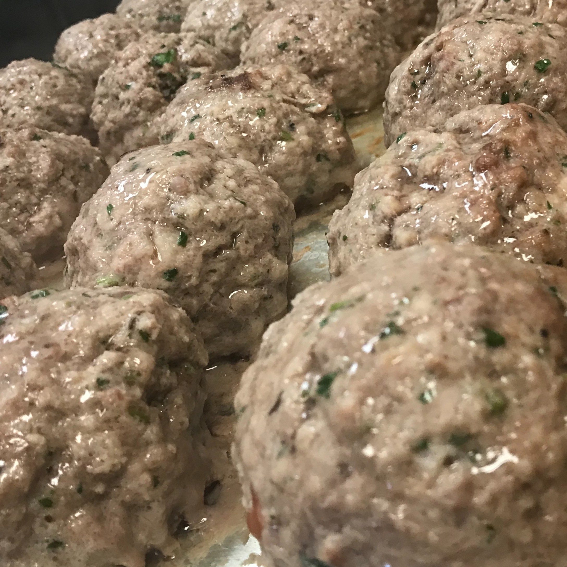 Bavarian Meatballs.