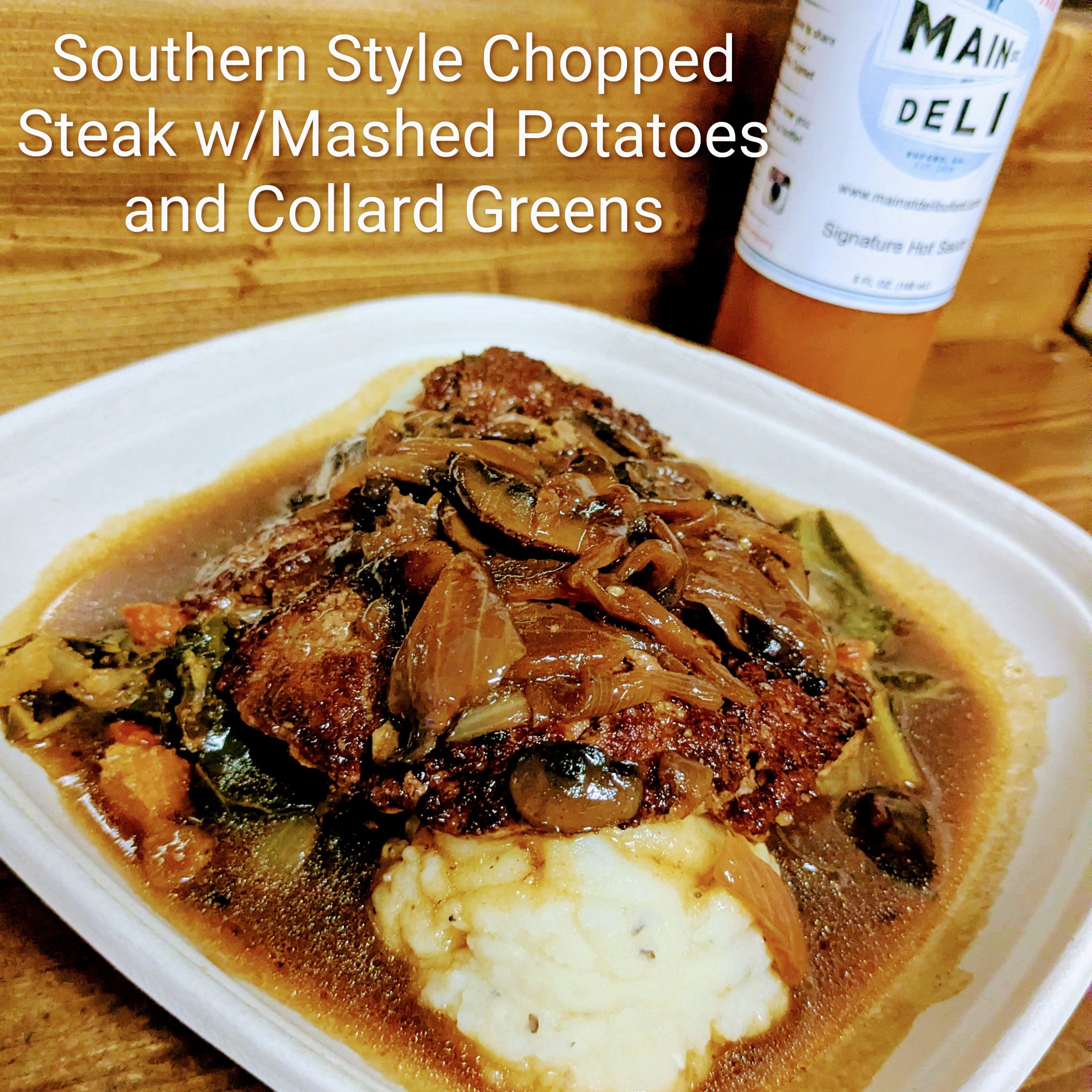 Country Style Chopped Steak.