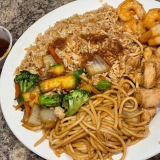Hibachi Chicken & Shrimp