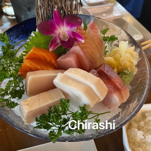 Chirashi Entree.