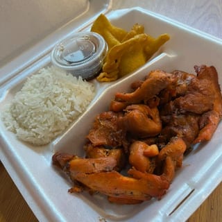 Grilled Chicken Rice Platter Combo