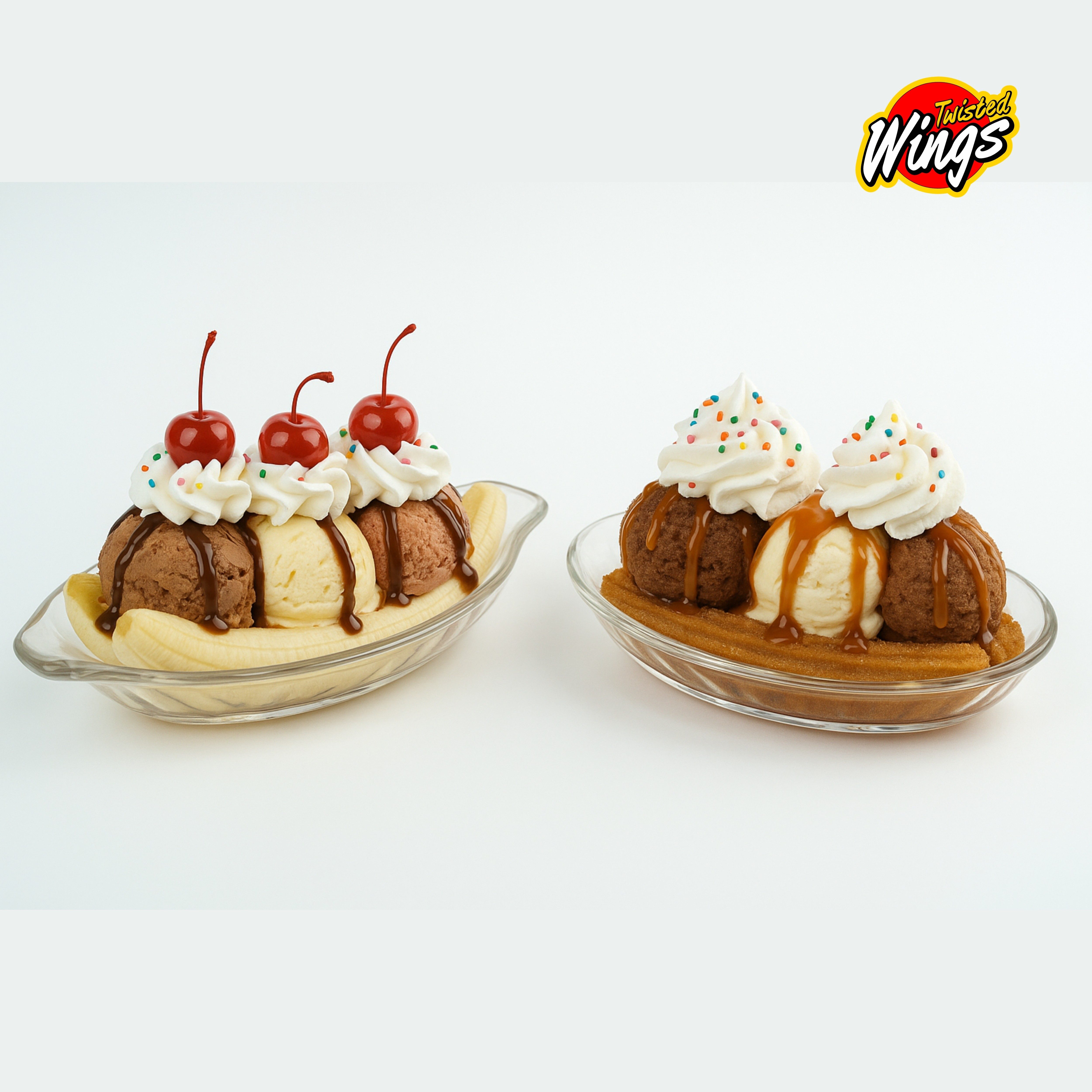 Churro Split (SUNDAES).