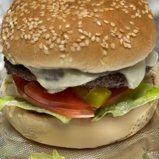 Cheese burger sandwich