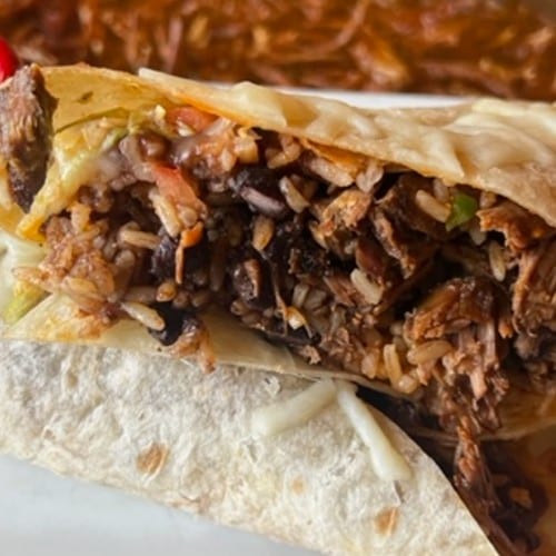 Carne Asada Burrito.