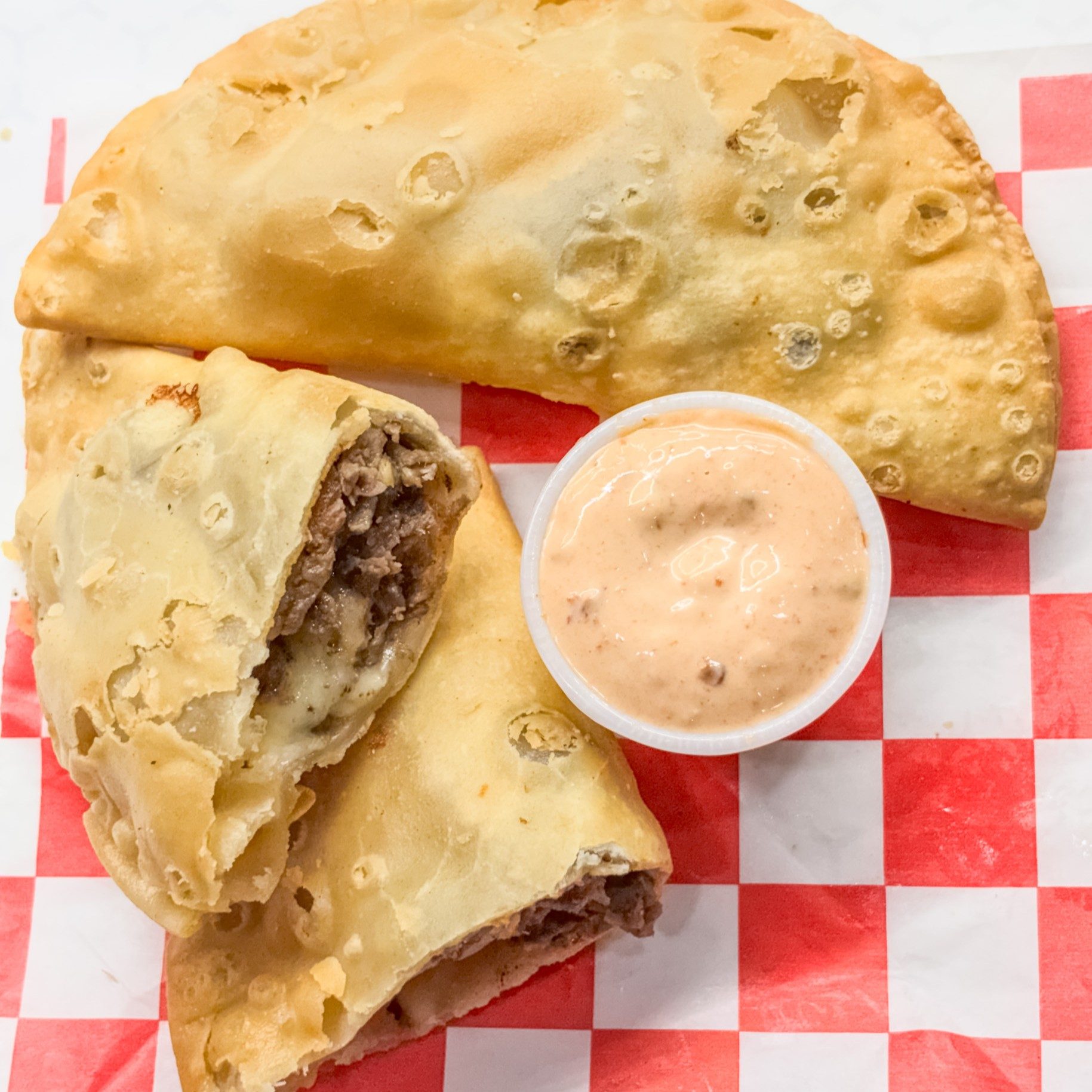 Double Cheese Empanadas.