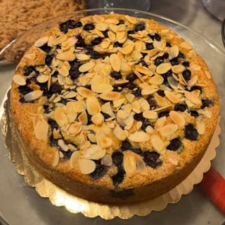 Mixed Berry Almond Cake