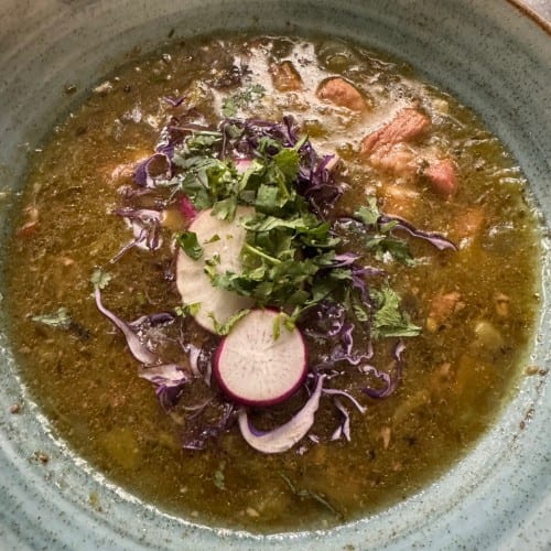 Pork Green Chili Soup.