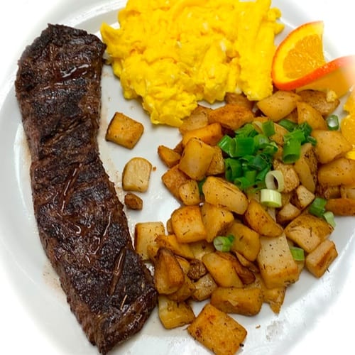 Skirt Steak & Two Eggs.