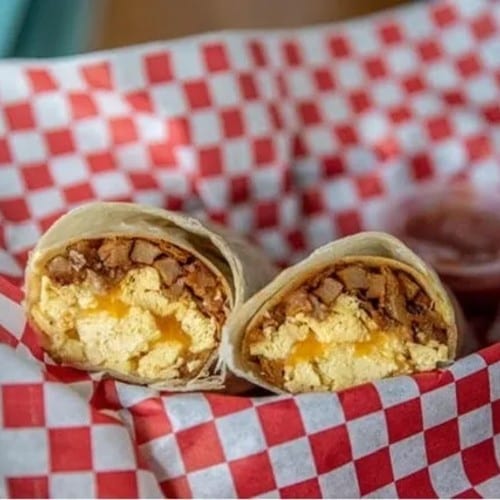 Queens Bomber (Breakfast Burrito).
